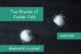 Kosher Salt Diamond Crystal And Morton