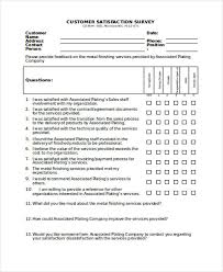 41 Survey Forms In Word