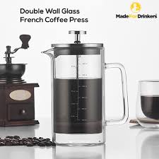Double Wall Glass French Press Coffee