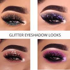 exquisite glitter eyeshadow looks