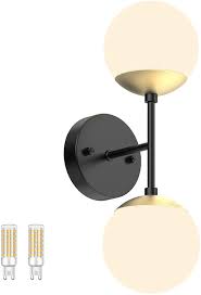 tipace black and gold wall light