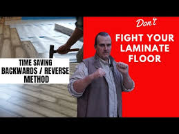 how to install laminate floors in