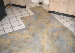 consider installing floor tiles over an