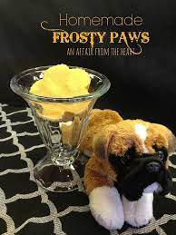 homemade frosty paws ice cream