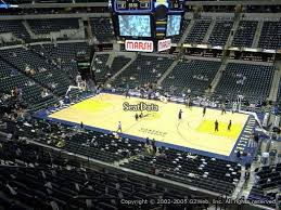 section 115 at bankers life fieldhouse