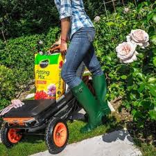 Garden Cart With A Seat Worx Aerocart