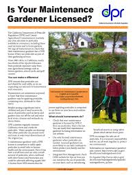Is Your Maintenance Gardener Licensed