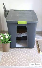 hidden kitty litter box ideas diy cat