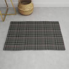 grey tartan rug by dreamtravel society6