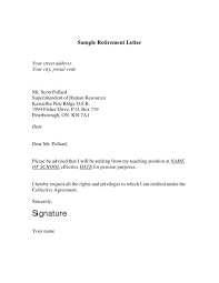 Sample Retirement Letter Template Retirement Lettering Letter