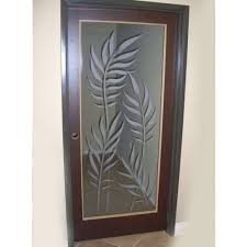 hinged printed decorative etching glass