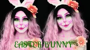 easter bunny makeup body paintng