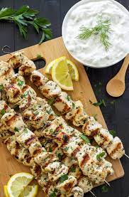 Greek Chicken Brochette Recipe gambar png