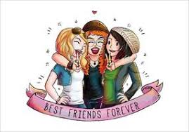 friends forever vector art icons and