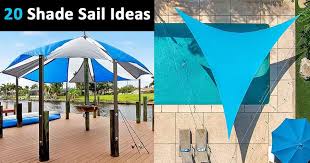 20 Shade Sail Ideas For Covered Patio