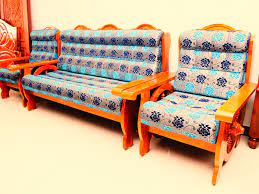 teak wood 5 seater sofa set