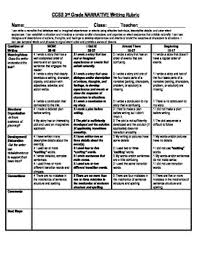 Autobiographical or Personal Narrative Writing Template  th    th Grade  Worksheet   Lesson Planet Pinterest
