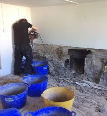 Removing A Stone Fireplace Wood Burning