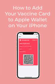 Vaccine Card To Apple Wallet