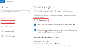 Desconfiguración de la tienda de windows, falta de. Como Activar O Desactivar La Barra Juego De Windows 10 Creators