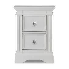 This night stand definitely accents your room. Gainsborough White Bedside Table Bedside Cabinet With Crystal Knobs Assembled 5060346455501 Ebay