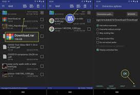 how to use a rar file extractor for android