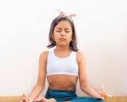 Image of teenage girl doing yoga
