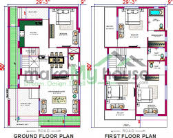 30x50 House Plan 30 By 50 Front