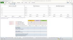 Mortgage Excel Spreadsheet Calculator And Amortization Table With