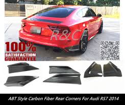 Buy audi a7 bumpers & rubbing strips and get the best deals at the lowest prices on ebay! Rs7 Rear Bumper Corner Abt Style Carbon Fiber Rear Bumper Corner 2pcs Set For Audi Rs7 Nice Fitment Fitment Audi Carbon Fiber Audi Rs7 Carbonaudi A7 Rear Bumper Aliexpress