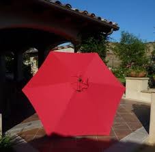 2 7m Umbrella Replacement Canopy 6 Ribs