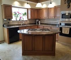 showcase kitchen with cabinet refacing