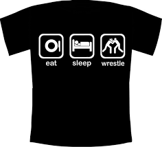 Eat Sleep Wrestle Kids Wrestling Wwe Fanatic T Shirt Raw Smackdown Wrestlemania Wrestling Fan Wrestler Tshirt
