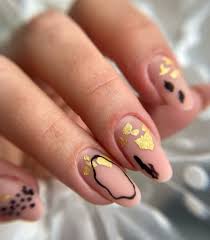 33 designs for gold foil nails perfect