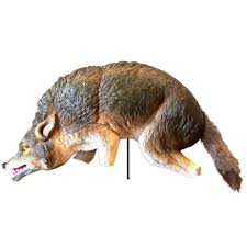 3d coyote decoy for pest bird