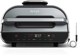 During the week, quick and easy meals are a must and fajitas are almost always on our menu every single week. Amazon Com Ninja Fg551 Foodi Smart Xl 6 In 1 Indoor Grill With 4 Quart Air Fryer Roast Bake Dehydrate Broil And Leave In Thermometer With Extra Large Capacity And A Stainless Steel Finish Kitchen Dining