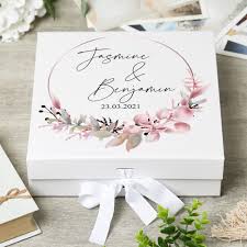 personalised keepsake box wedding