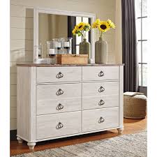 Get great deals on ashley furniture kid's bedroom dressers & chests of drawers. Ashley Furniture Willowton 6 Drawer Dresser Walmart Com Walmart Com