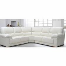 white wooden l shape sofa