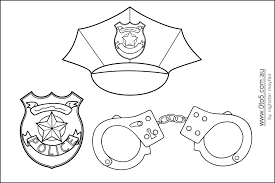 300x204 police hat template colouring. Pin On Lesson Ideas