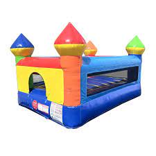 kids rainbow castle indoor bounce house