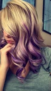 Blonde or brunette, you can all use a purple shampoo in your hair care routine. Blonde Hair With Colored Tips Uphairstyle