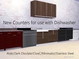 the sims resource counters for dishwasher