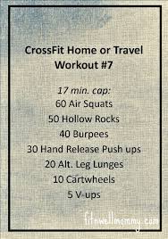 crossfit home or travel wod 7