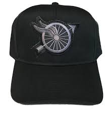 subdued motorcycle police patch ball cap
