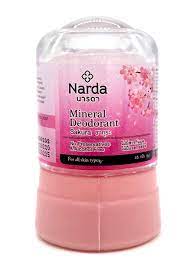 Narda Дезодорант женский, дезодорант мужской, дезодорант кристалл с  экстрактом сакуры Mineral Deodorant Sakura, 45 г - купить с доставкой по  выгодным ценам в интернет-магазине OZON (509034976)