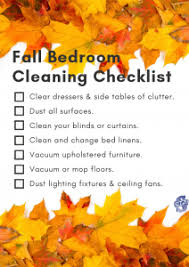 your fall bedroom cleaning checklist