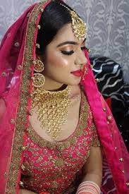photo of elegant bridal makeup