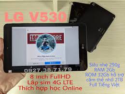 LẮP SIM 4G LTE] Máy tính bảng giá rẻ để học Online LG G Pad X2 - LG V530 -  Học online - Lướt Facebook, Zalo mượt mà - Mỏng nhẹ - Pin trâu