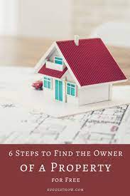 find the owner of a property for free